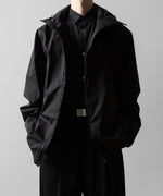 画像をギャラリービューアに読み込む, ssstein(シュタイン)のWEATHER PROTECTION HOODED JACKET - BLACKの公式通販サイトsession福岡セレクトショップ
