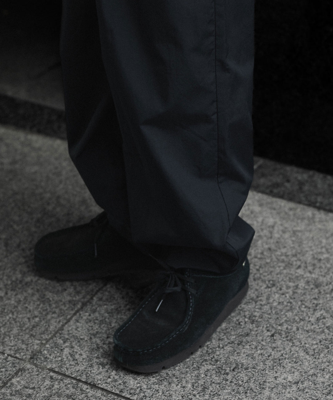 【ssstein × UMBRO】CO/NY POPLIN TRACK TROUSERS - BLACK
