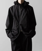 画像をギャラリービューアに読み込む, ssstein(シュタイン)のWEATHER PROTECTION HOODED JACKET - BLACKの公式通販サイトsession福岡セレクトショップ
