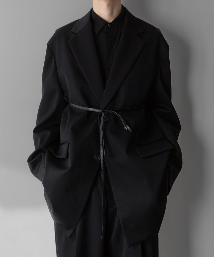 stein(シュタイン)の24SSコレクションOVERSIZED SINGLE BREASTED LONG JACKETのBLACK sessionセッション福岡セレクトショップ 公式通販サイト