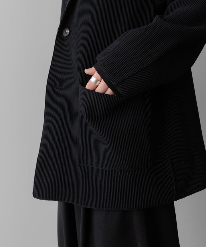 ssstein(シュタイン)のGRADATION PLEATS SINGLE BREASTED JACKET - BLACKの公式通販サイトsession福岡セレクトショップ