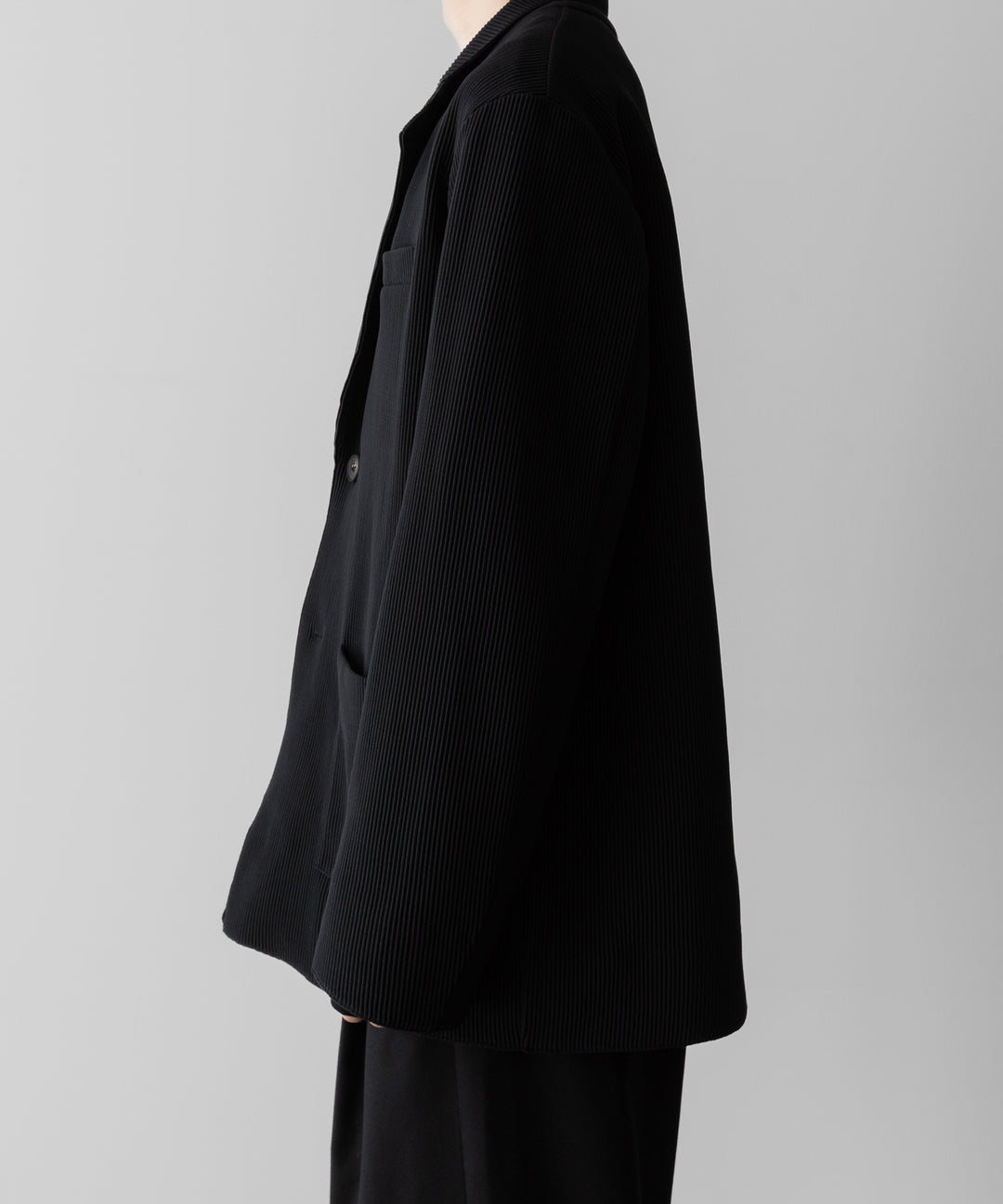 ssstein(シュタイン)のGRADATION PLEATS SINGLE BREASTED JACKET - BLACKの公式通販サイトsession福岡セレクトショップ