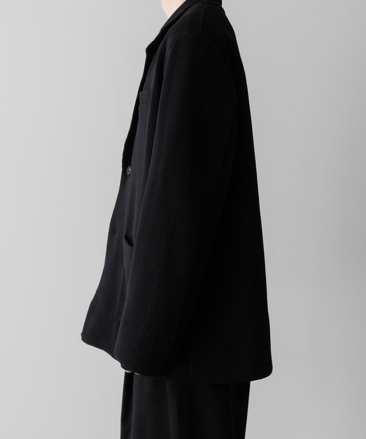ssstein(シュタイン)のGRADATION PLEATS SINGLE BREASTED JACKET - BLACKの公式通販サイトsession福岡セレクトショップ