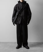 画像をギャラリービューアに読み込む, ssstein(シュタイン)のTWIST SEAM WIDE EASY TROUSERS - BLACKの公式通販サイトsession福岡セレクトショップ
