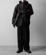 画像をギャラリービューアに読み込む, ssstein(シュタイン)のWEATHER PROTECTION HOODED JACKET - BLACKの公式通販サイトsession福岡セレクトショップ
