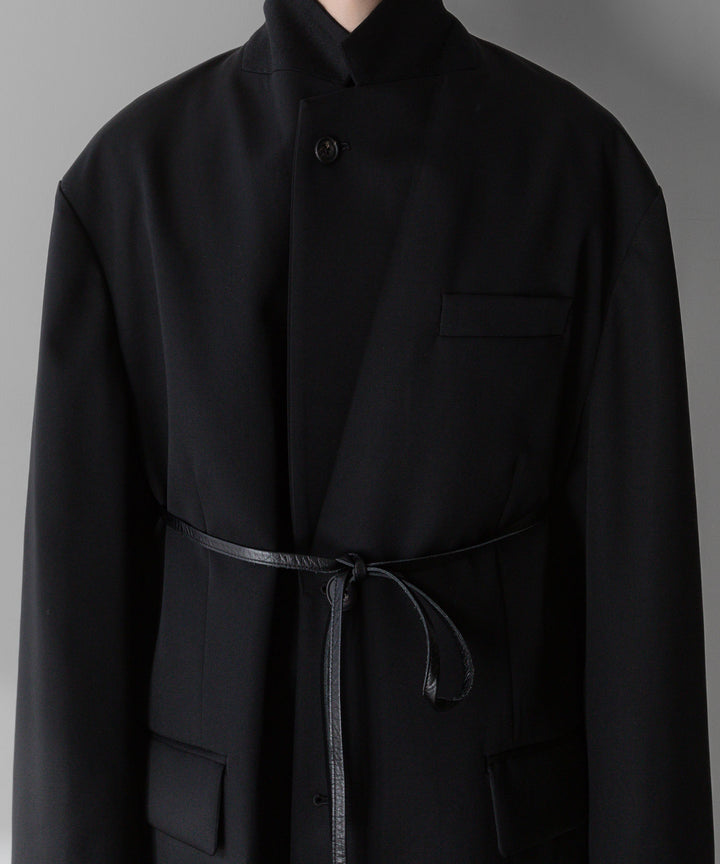 stein(シュタイン)の24SSコレクションOVERSIZED SINGLE BREASTED LONG JACKETのBLACK sessionセッション福岡セレクトショップ 公式通販サイト