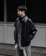 画像をギャラリービューアに読み込む, CODA -コーダのBLACK SYNTHETIC LEATHER CLUB JACKETのBLACK公式通販サイトsession福岡セレクトショップ
