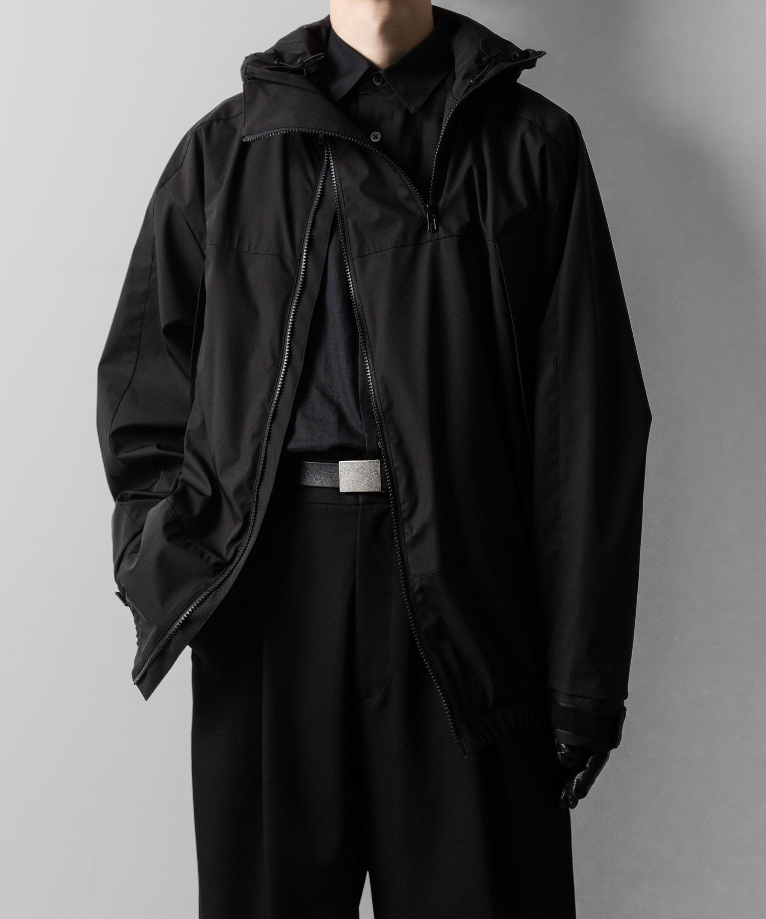 ssstein(シュタイン)のWEATHER PROTECTION HOODED JACKET - BLACKの公式通販サイトsession福岡セレクトショップ