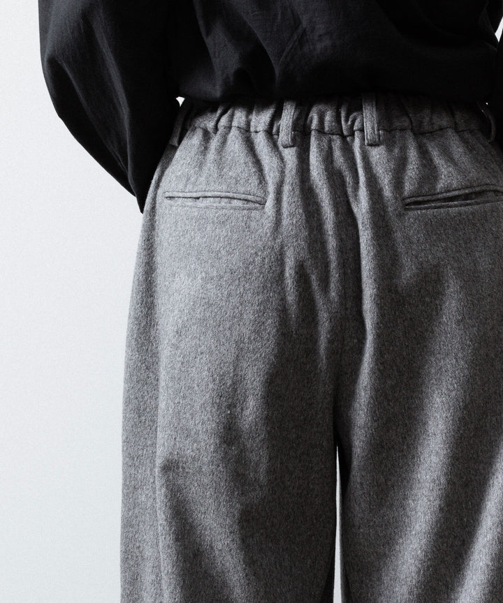 ssstein(シュタイン)のW/CA BEAVER EASY WIDE TROUSERS - GREYの公式通販サイトsession福岡セレクトショップ