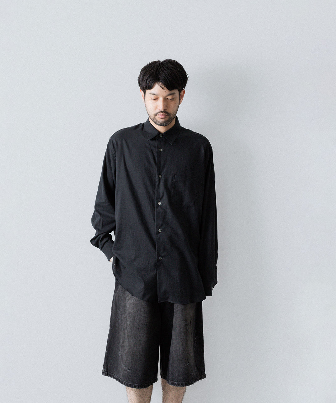 ssstein(シュタイン)のBAGGY DENIM SHORTS - BLACKの公式通販サイトsession福岡セレクトショップ