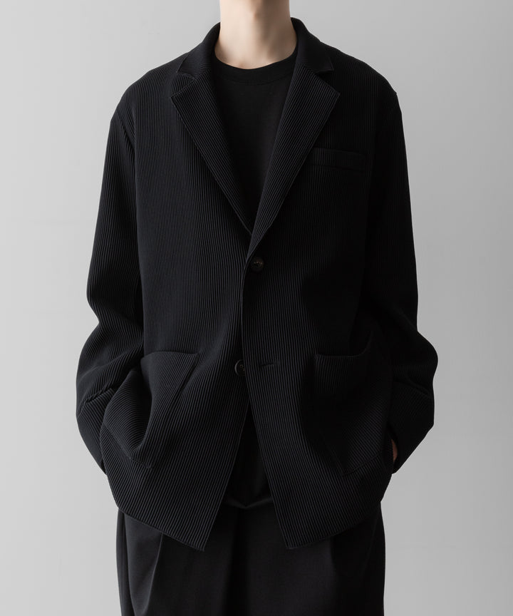 ssstein(シュタイン)のGRADATION PLEATS SINGLE BREASTED JACKET - BLACKの公式通販サイトsession福岡セレクトショップ