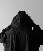 画像をギャラリービューアに読み込む, ssstein(シュタイン)のWEATHER PROTECTION HOODED JACKET - BLACKの公式通販サイトsession福岡セレクトショップ
