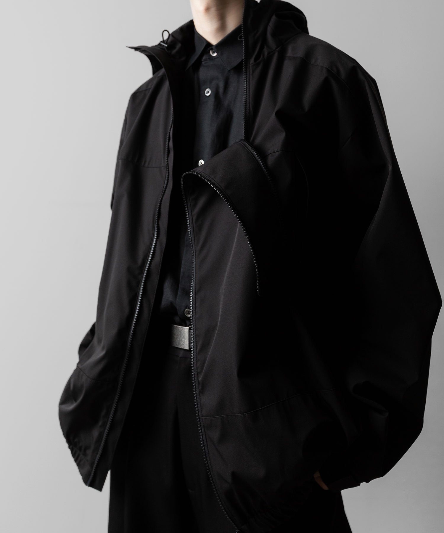 ssstein(シュタイン)のWEATHER PROTECTION HOODED JACKET - BLACKの公式通販サイトsession福岡セレクトショップ