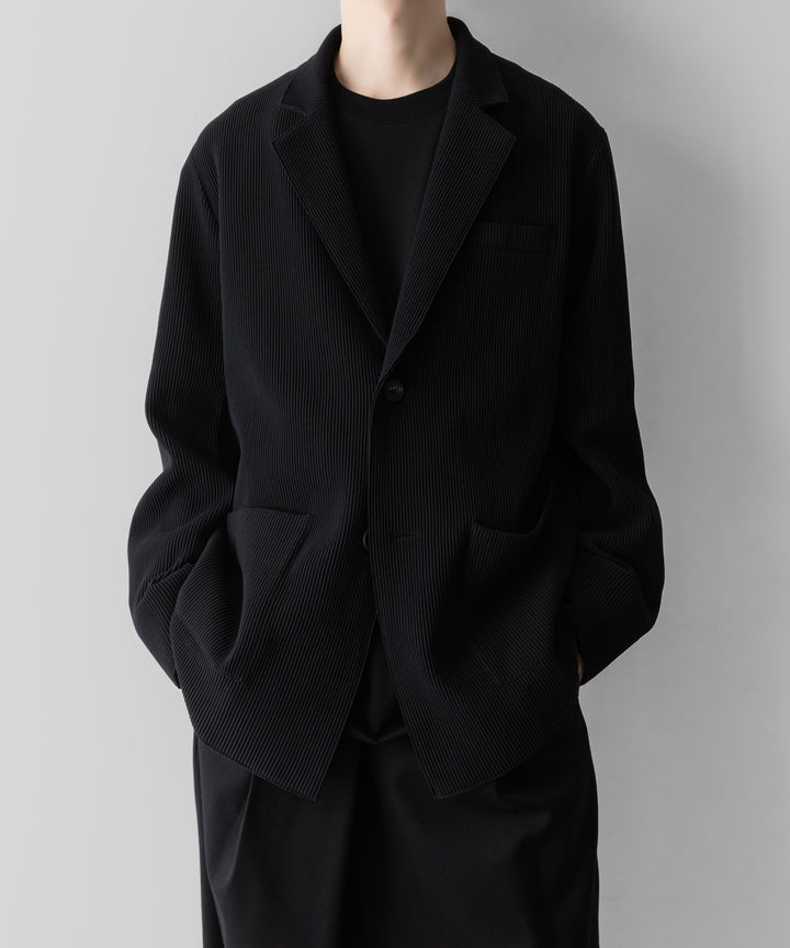 ssstein(シュタイン)のGRADATION PLEATS SINGLE BREASTED JACKET - BLACKの公式通販サイトsession福岡セレクトショップ