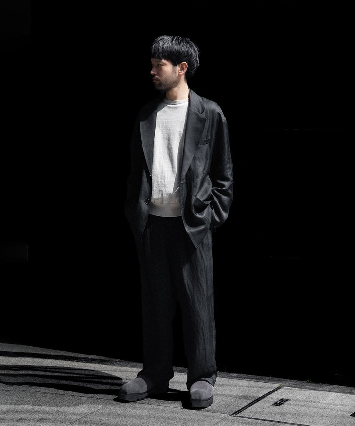 ssstein(シュタイン)のVIS/LI BRIGHT TWILL SINGLE BREASTED JACKET - DARK CHARCOALの公式通販サイトsession福岡セレクトショップ