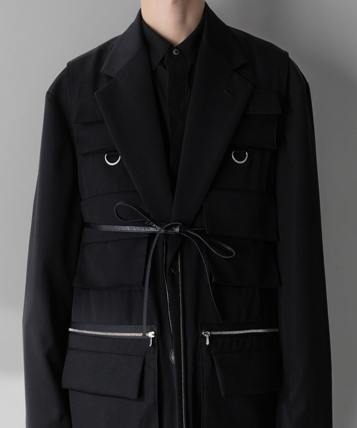 stein(シュタイン)の24SSコレクションOVERSIZED SINGLE BREASTED LONG JACKETのBLACK sessionセッション福岡セレクトショップ 公式通販サイト