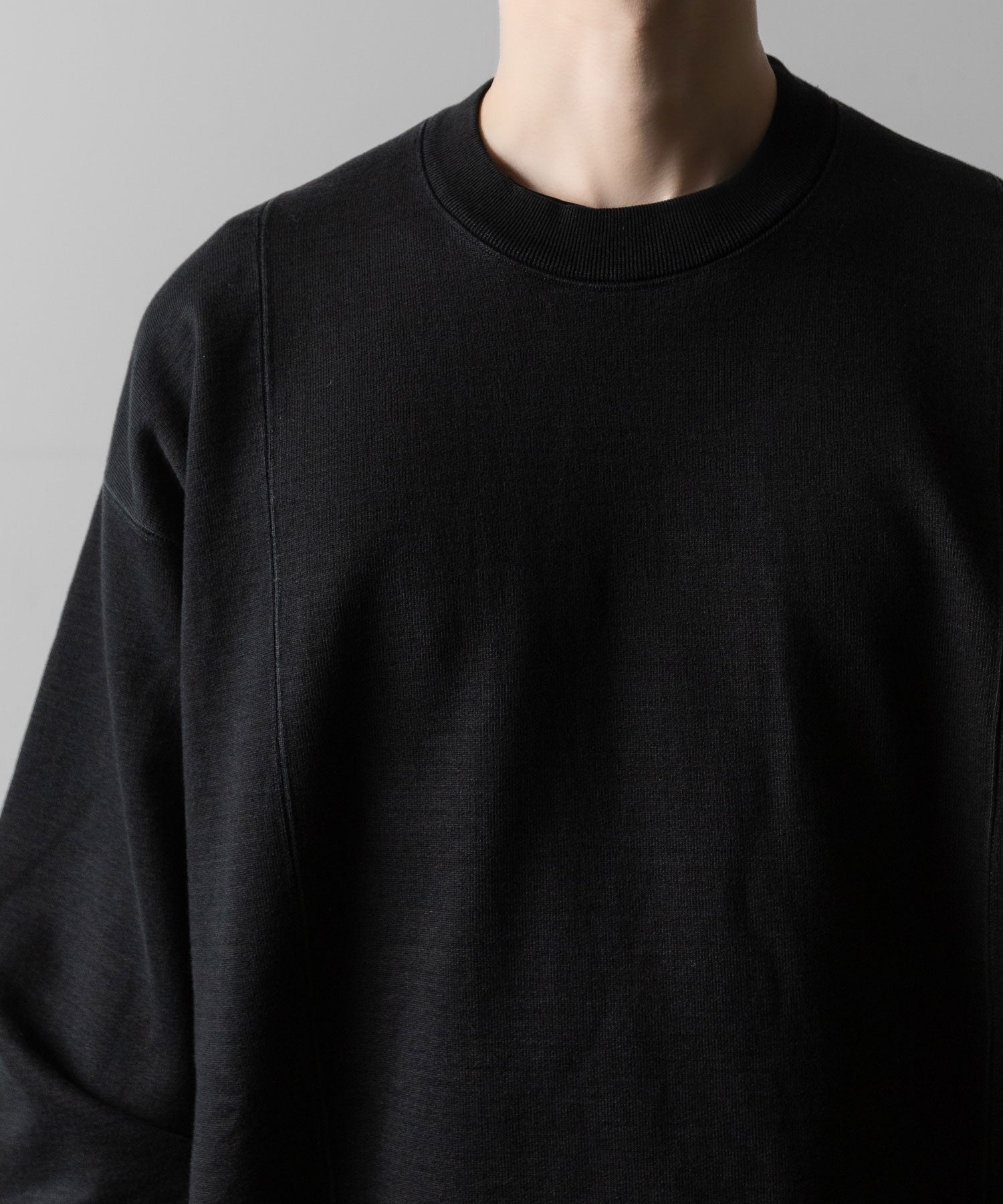 ssstein(シュタイン)のUNTWISTED YARN FADE SWEAT LS - BLACKの公式通販サイトsession福岡セレクトショップ