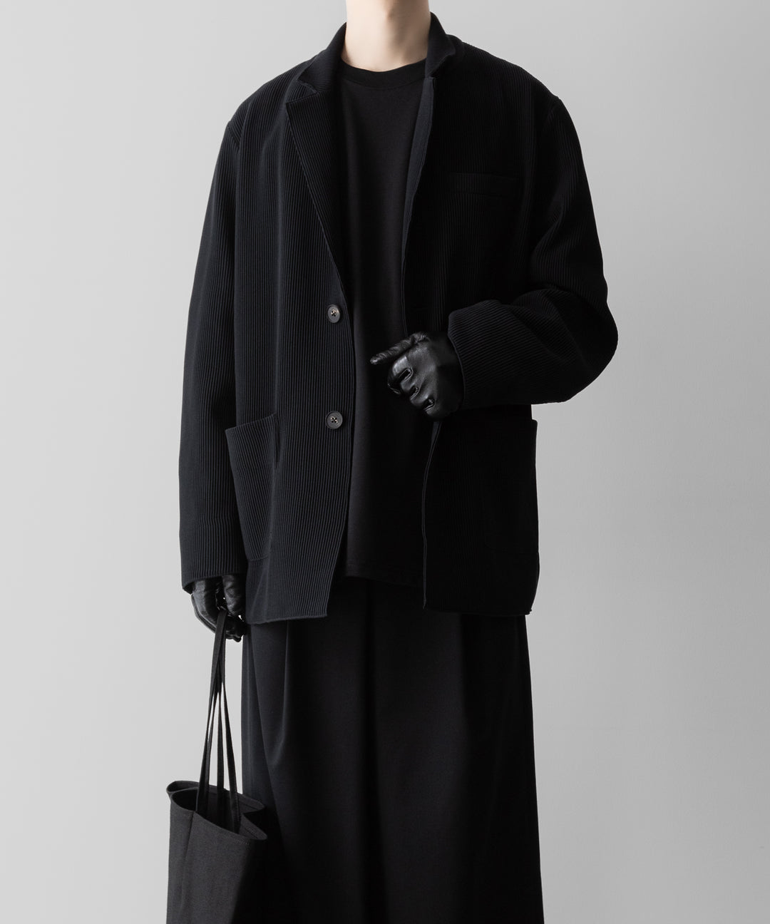 ssstein(シュタイン)のGRADATION PLEATS SINGLE BREASTED JACKET - BLACKの公式通販サイトsession福岡セレクトショップ