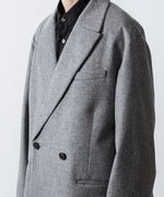 画像をギャラリービューアに読み込む, ssstein(シュタイン)のW/CA BEAVER BACK SLASH PEAK LAPEL JACKET - GREYの公式通販サイトsession福岡セレクトショップ
