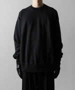 画像をギャラリービューアに読み込む, ssstein(シュタイン)のUNTWISTED YARN FADE SWEAT LS - BLACKの公式通販サイトsession福岡セレクトショップ
