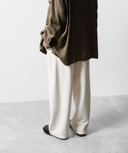 KANEMASA PHIL.】28G CUPRO EASY PANTS - WHITE | 公式通販サイト