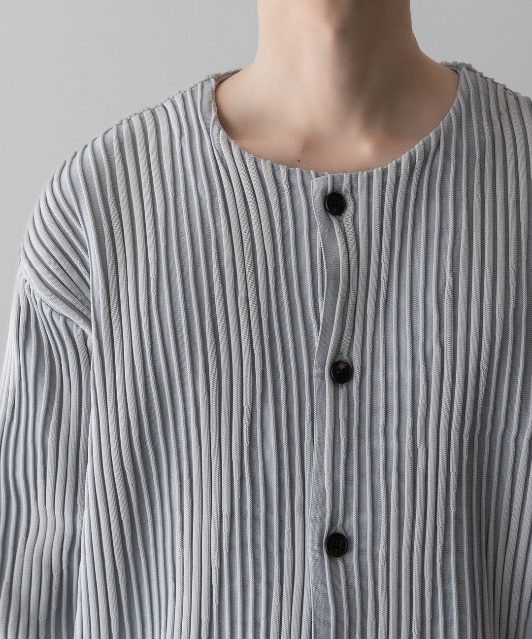 ssstein シュタインのOBLIQUE PATTERNED KNIT CARDIGANのGREY公式通販サイトsession福岡セレクトショップ