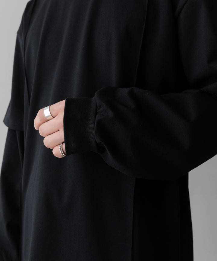 ssstein(シュタイン)のOVERSIZED LAYERED SLEEVE TEE - BLACKの公式通販サイトsession福岡セレクトショップ