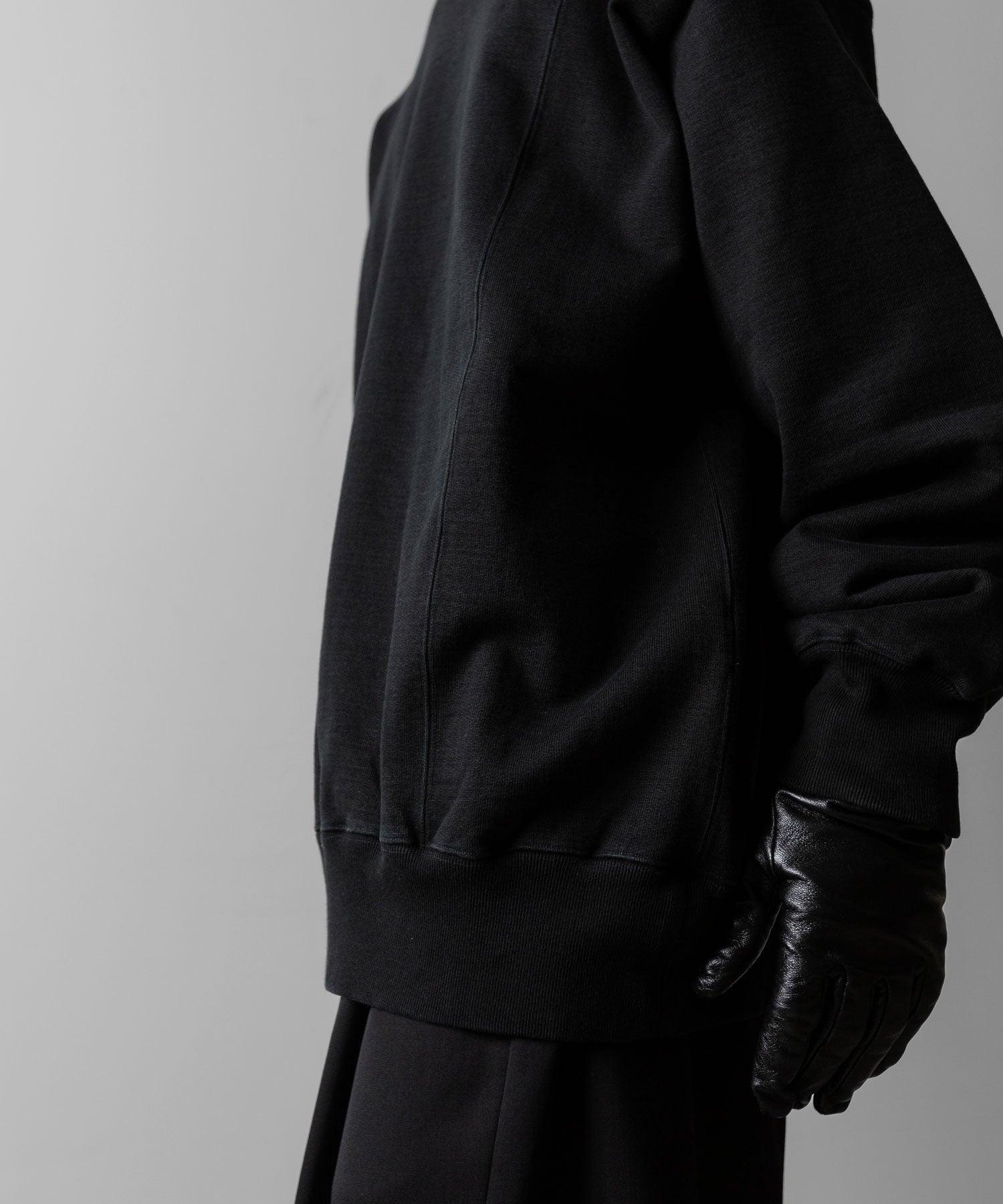 ssstein(シュタイン)のUNTWISTED YARN FADE SWEAT LS - BLACKの公式通販サイトsession福岡セレクトショップ