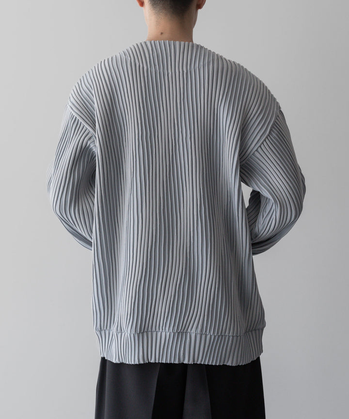 ssstein シュタインのOBLIQUE PATTERNED KNIT CARDIGANのGREY公式通販サイトsession福岡セレクトショップ