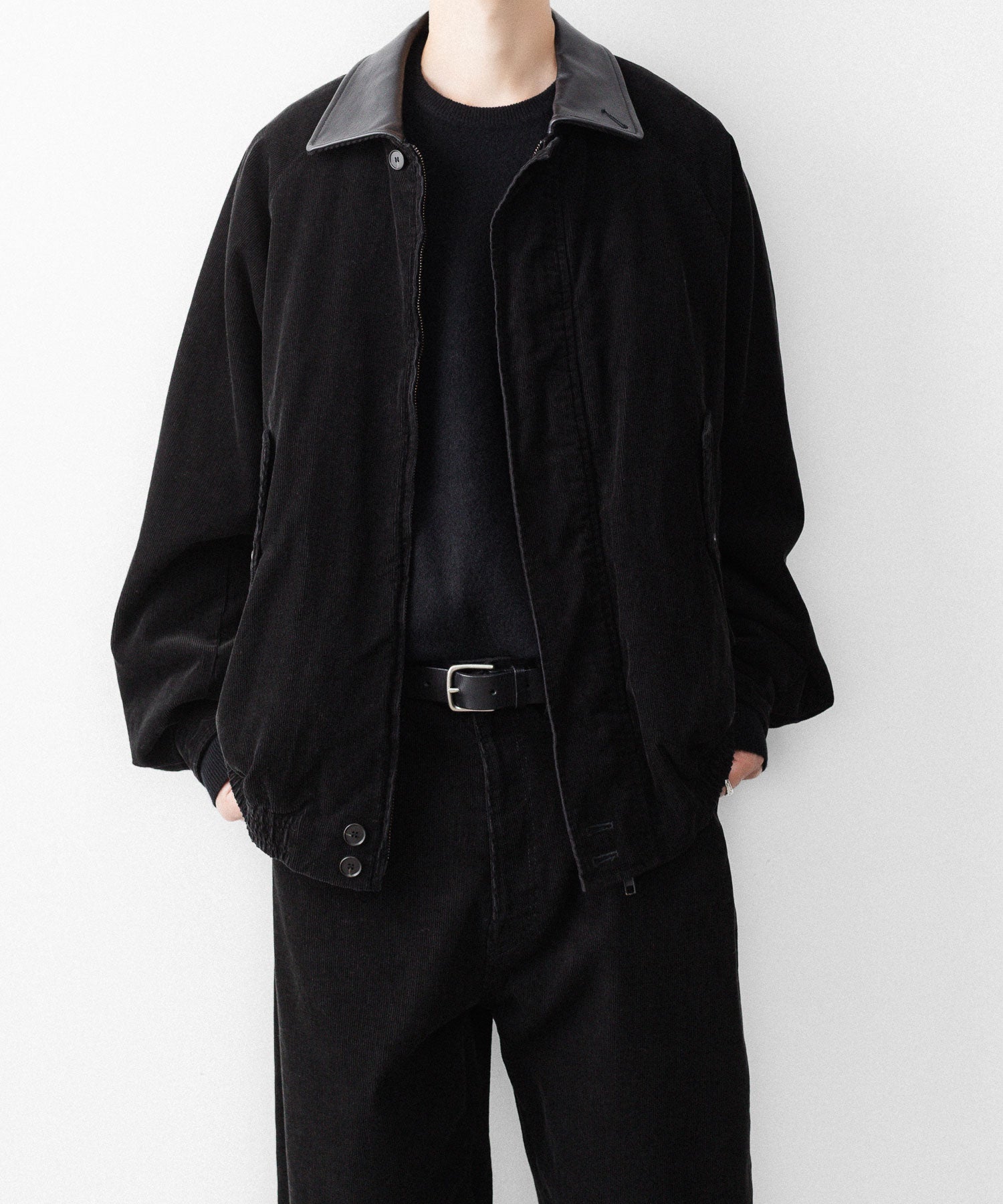 ssstein / シュタイン】VINTAGE CORDUROY ZIP JACKET - BLACK | 公式