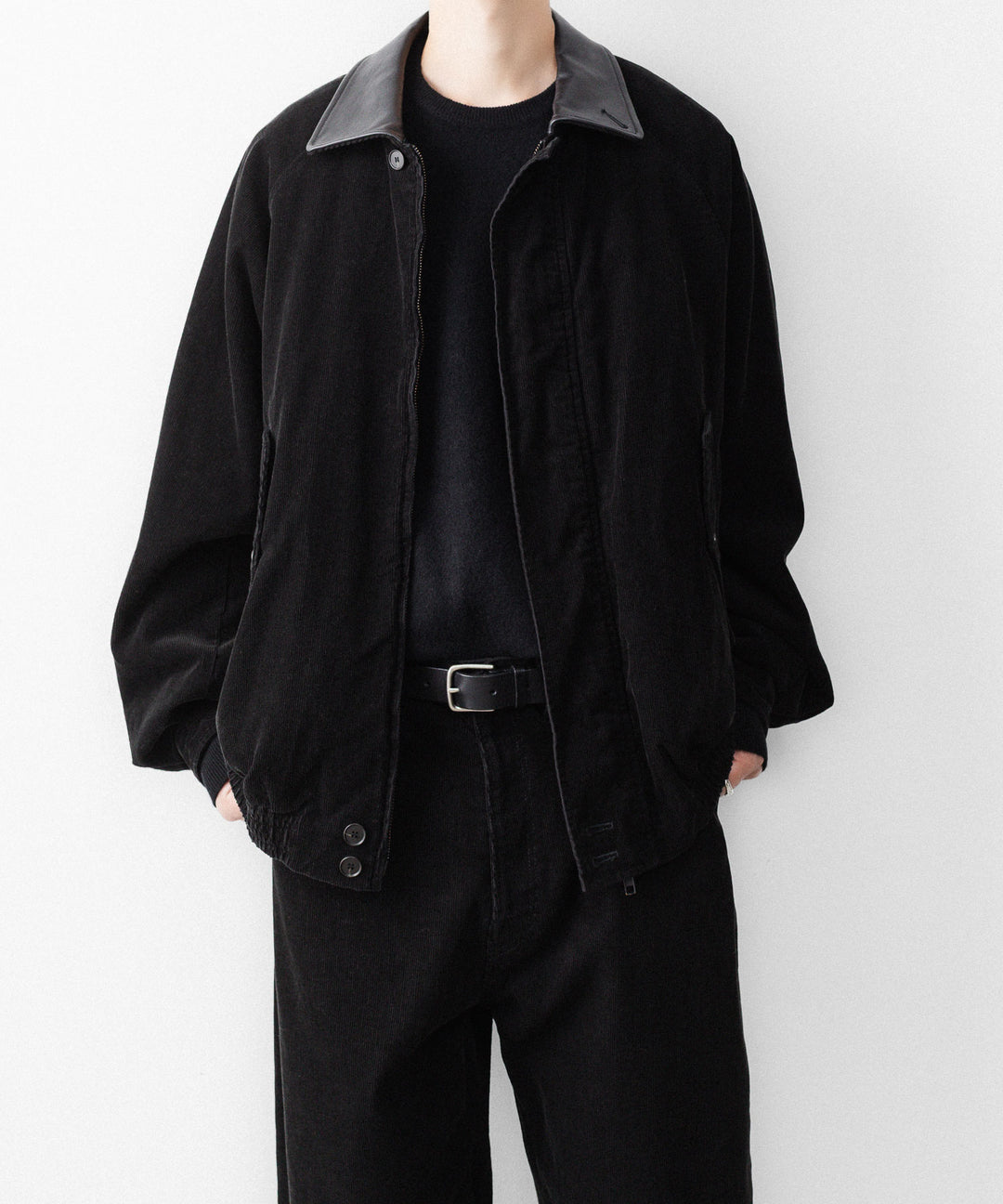 ssstein(シュタイン)のVINTAGE CORDUROY ZIP JACKET - BLACKの公式通販サイトsession福岡セレクトショップ