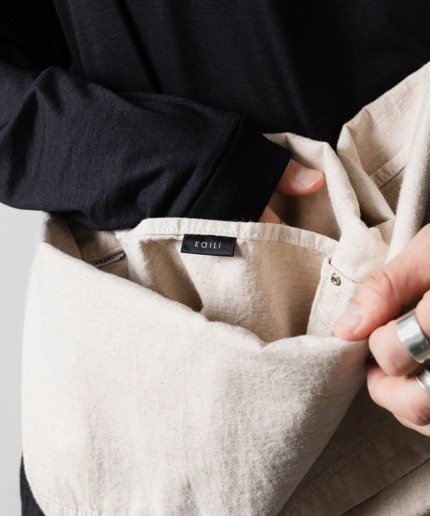 【KaILI】DIRTY TRANSFORM BAG L - D.NATURAL