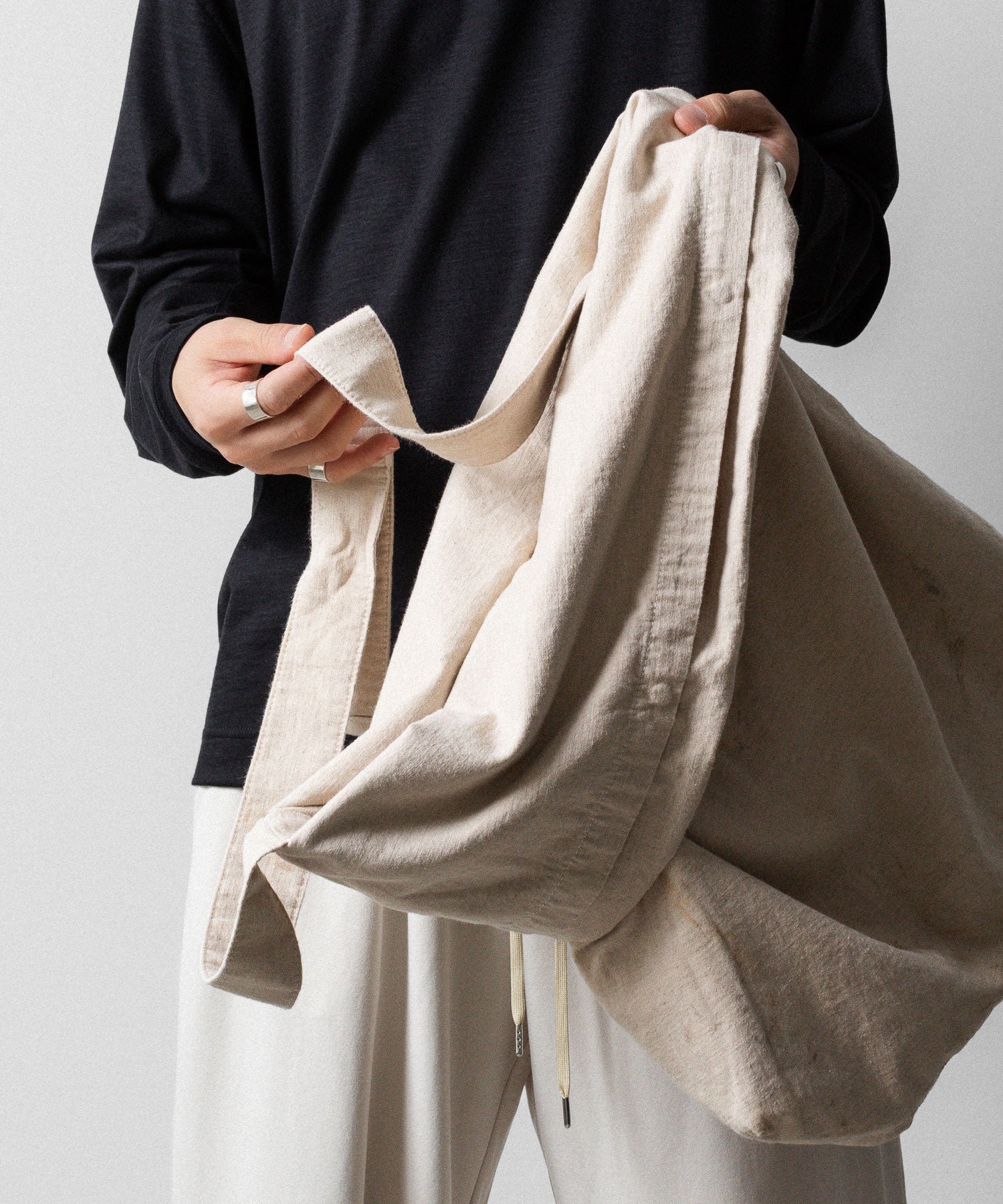 【KaILI】DIRTY TRANSFORM BAG L - D.NATURAL