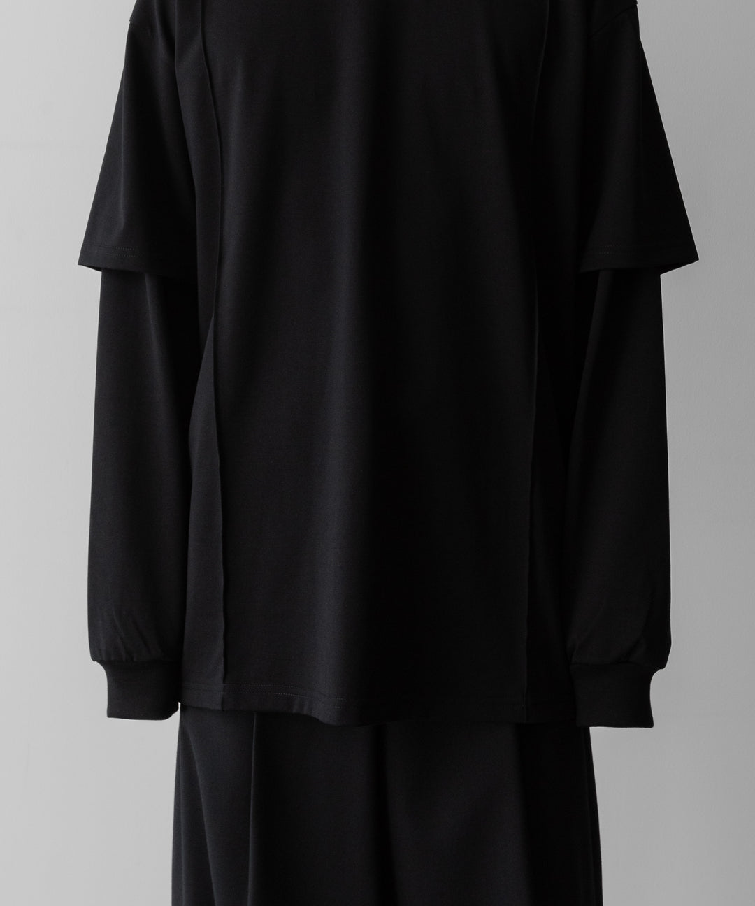 ssstein(シュタイン)のOVERSIZED LAYERED SLEEVE TEE - BLACKの公式通販サイトsession福岡セレクトショップ