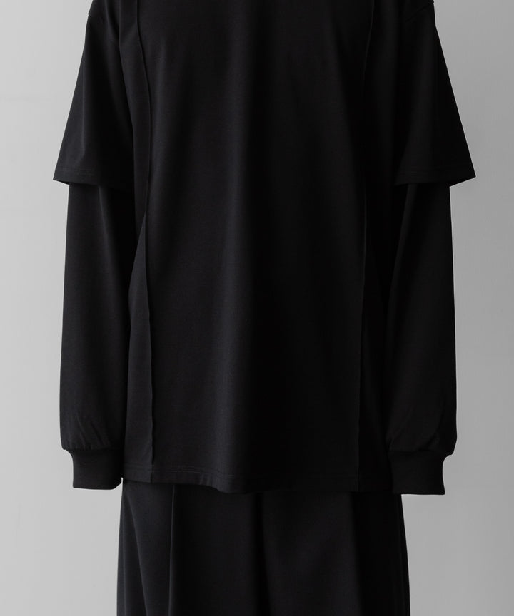 ssstein(シュタイン)のOVERSIZED LAYERED SLEEVE TEE - BLACKの公式通販サイトsession福岡セレクトショップ