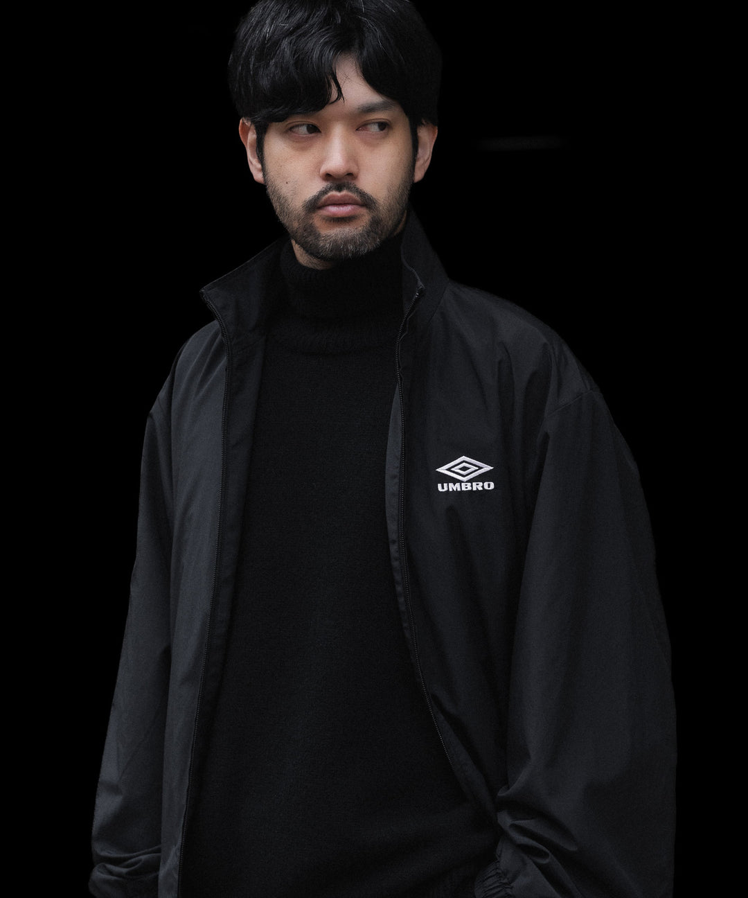 【ssstein × UMBRO】CO/NY POPLIN TRACK JACKET - BLACK