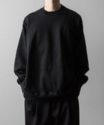 画像をギャラリービューアに読み込む, ssstein(シュタイン)のUNTWISTED YARN FADE SWEAT LS - BLACKの公式通販サイトsession福岡セレクトショップ
