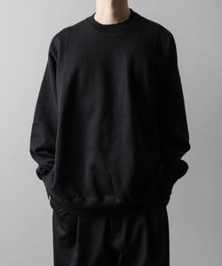 ssstein(シュタイン)のUNTWISTED YARN FADE SWEAT LS - BLACKの公式通販サイトsession福岡セレクトショップ