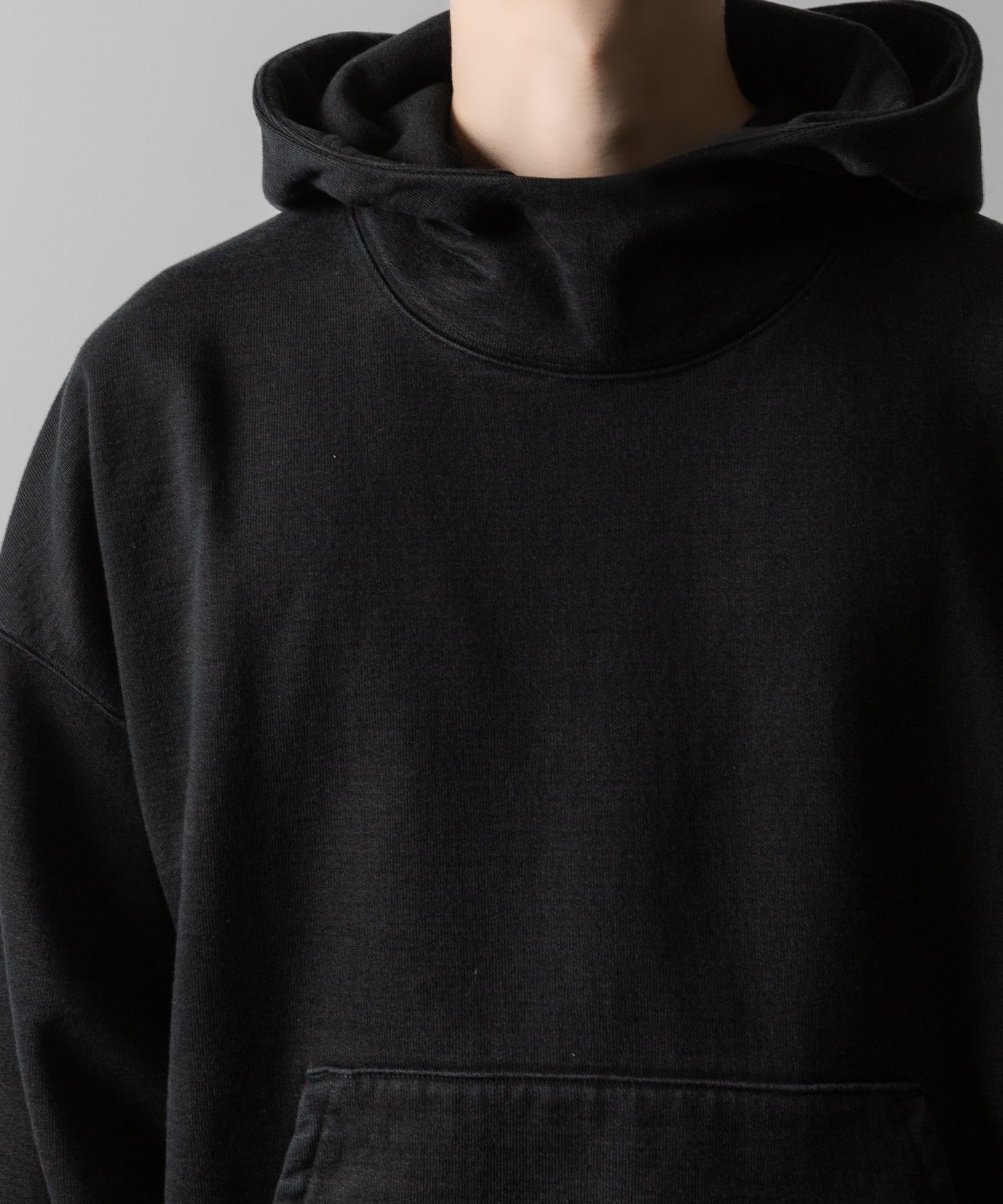 ssstein(シュタイン)のUNTWISTED YARN FADE SWEAT HOOD LS - BLACKの公式通販サイトsession福岡セレクトショップ