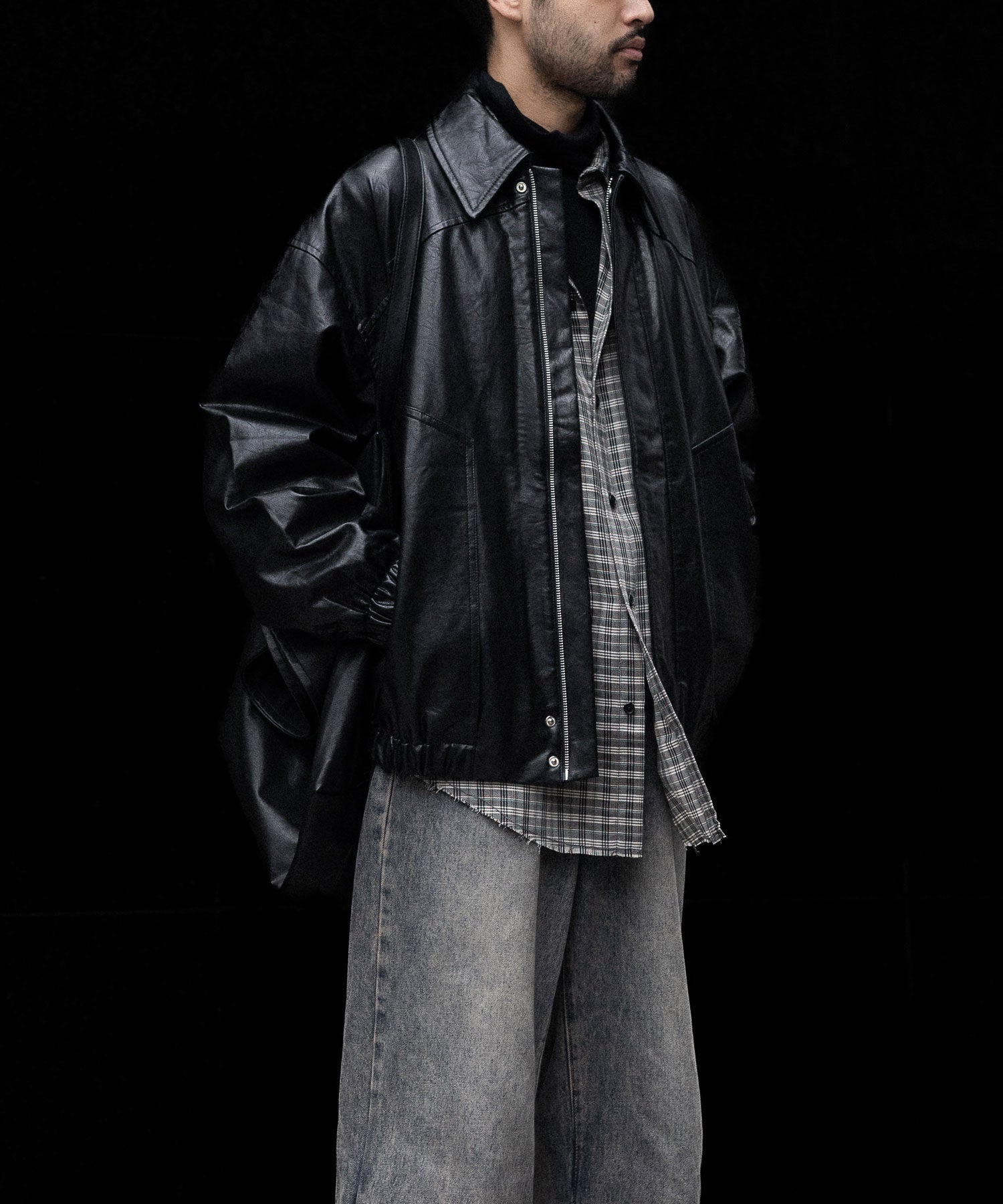 CODA -コーダのBLACK SYNTHETIC LEATHER CLUB JACKETのBLACK公式通販サイトsession福岡セレクトショップCODA -コーダのBLACK SYNTHETIC LEATHER CLUB JACKETのBLACK公式通販サイトsession福岡セレクトショップ