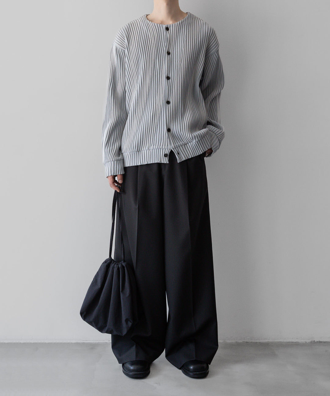 ssstein シュタインのOBLIQUE PATTERNED KNIT CARDIGANのGREY公式通販サイトsession福岡セレクトショップ