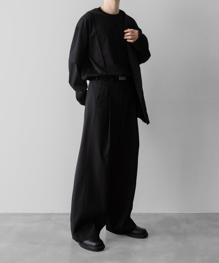 ssstein(シュタイン)のOVERSIZED LAYERED SLEEVE TEE - BLACKの公式通販サイトsession福岡セレクトショップ