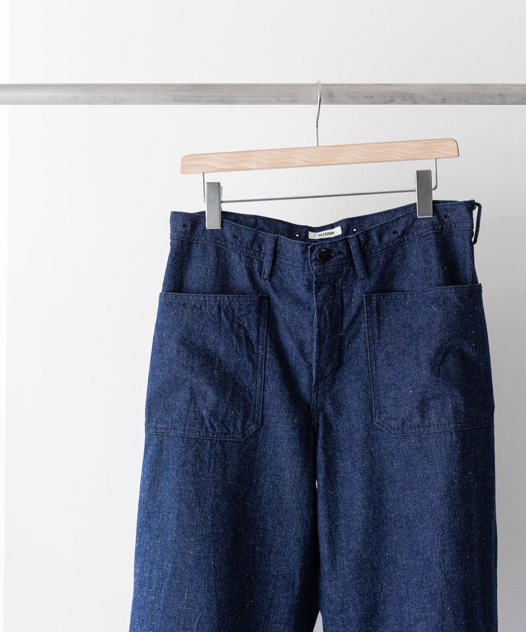 【INTÉRIM】インテリムの巻きパンツ 1940’s WW2 US.NAVY SELVEDGE NEP DENIM TROSER - NEP NAVY