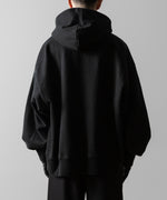 画像をギャラリービューアに読み込む, ssstein(シュタイン)のUNTWISTED YARN FADE SWEAT HOOD LS - BLACKの公式通販サイトsession福岡セレクトショップ
