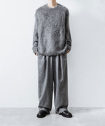 画像をギャラリービューアに読み込む, ssstein(シュタイン)のKID MOHAIR KNIT CREW NECK LS - GREYの公式通販サイトsession福岡セレクトショップ
