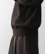 画像をギャラリービューアに読み込む, ssstein(シュタイン)のORGANIC COTTON KNIT CREW NECK LS - DARK BROWNの公式通販サイトsession福岡セレクトショップ
