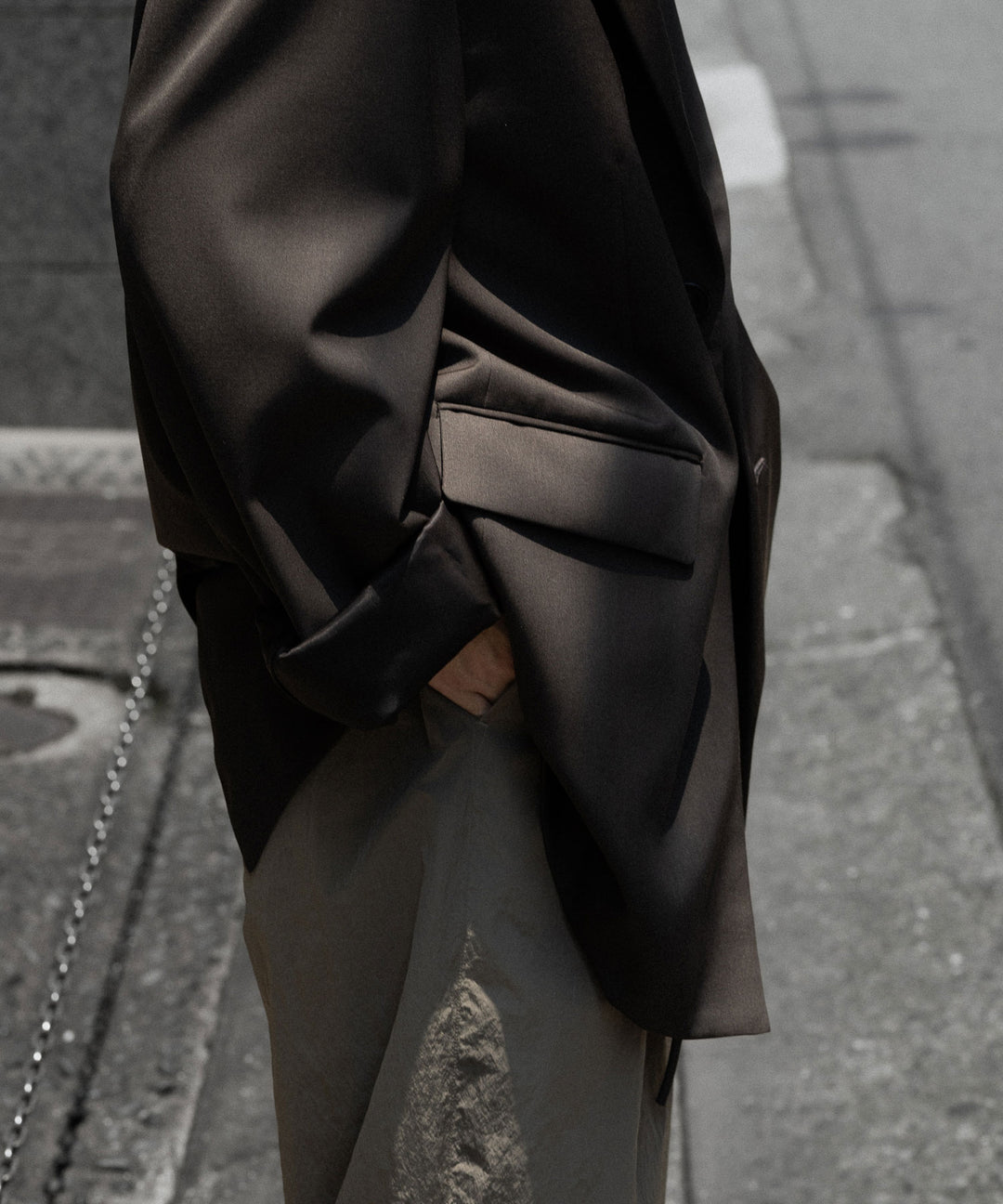 ssstein(シュタイン)のOVERSIZED SINGLE BREASTED LONG JACKET - GREY KHAKIの公式通販サイトsession福岡セレクトショップ