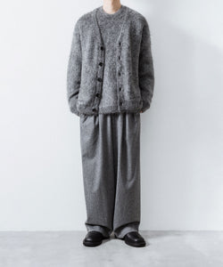 Woolon プロフィールをご覧ください ssstein / シュタイン】KID MOHAIR KNIT CREW NECK LS - GREY