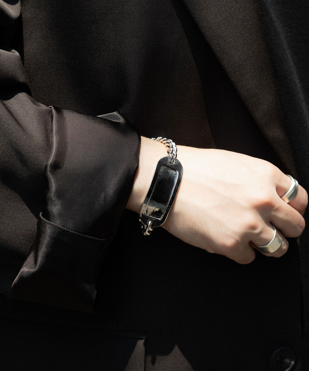 THE OBJECT- ザオブジェクトのOFFICE NAME TAG BRACELET - SILVERの公式通販サイトsession福岡セレクトショップ