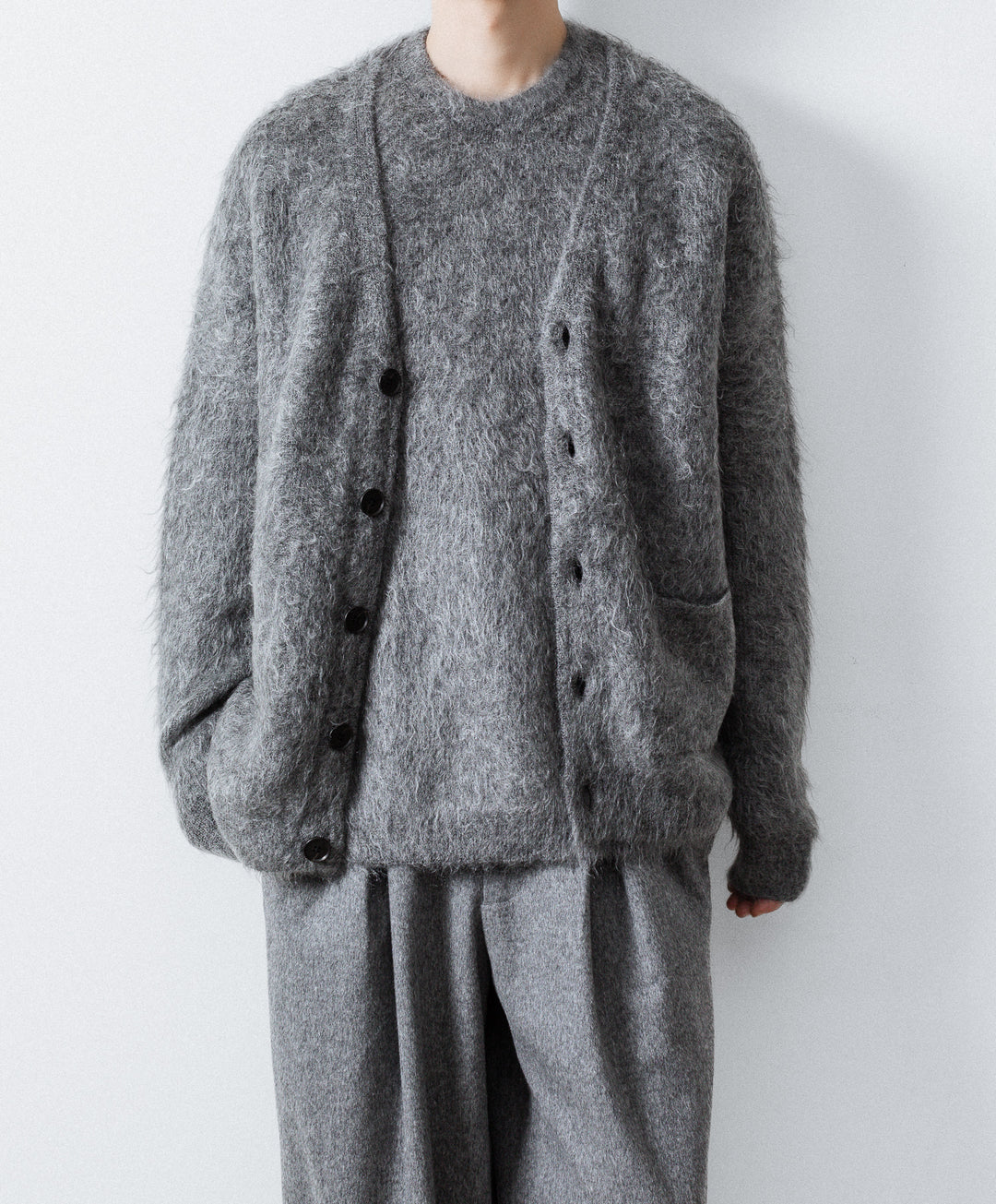 ssstein(シュタイン)のKID MOHAIR KNIT CREW NECK LS - GREYの公式通販サイトsession福岡セレクトショップ